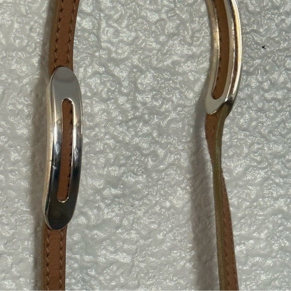 TOD’S Leather and Silver Skinny Belt - Picture 5 of 9